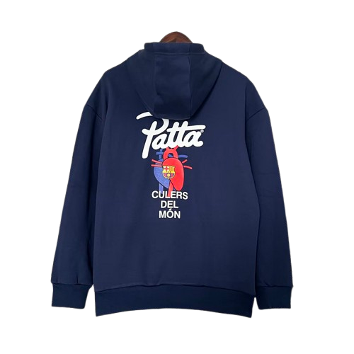 Hoodie FC Barcelona x Patta | Azul - Imagen 2