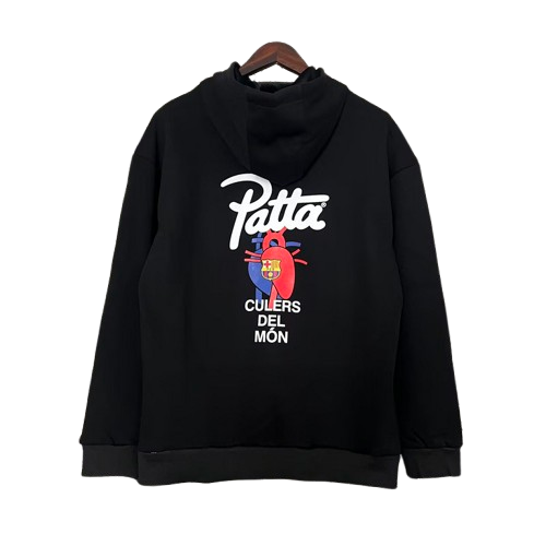 Hoodie FC Barcelona x Patta | Negro - Imagen 2