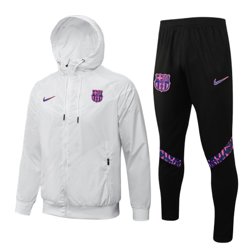 Chándal con Cortavientos FC Barcelona | Blanco