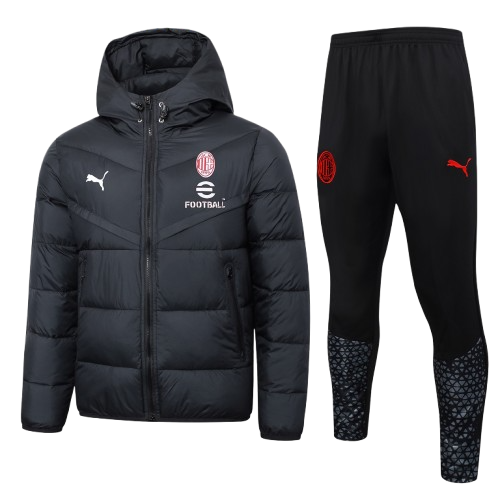 Chándal con Chaquetón AC Milán | Full Black