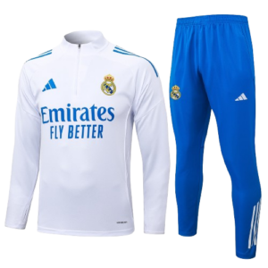Chándal Real Madrid | Blue & White Media Cremallera
